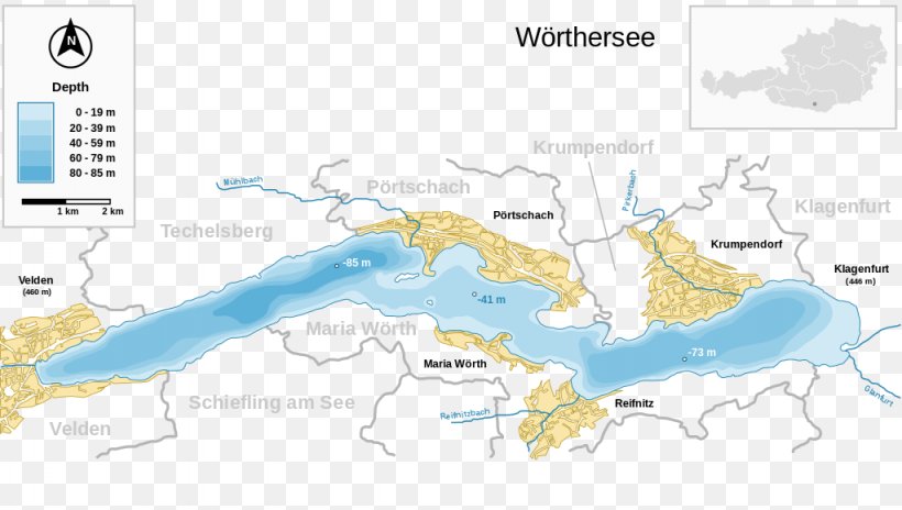 Pörtschach Am Wörthersee Krumpendorf Velden Am Wörthersee Klagenfurt, PNG, 1024x580px, Krumpendorf, Area, Austria, Carinthia, Diagram Download Free