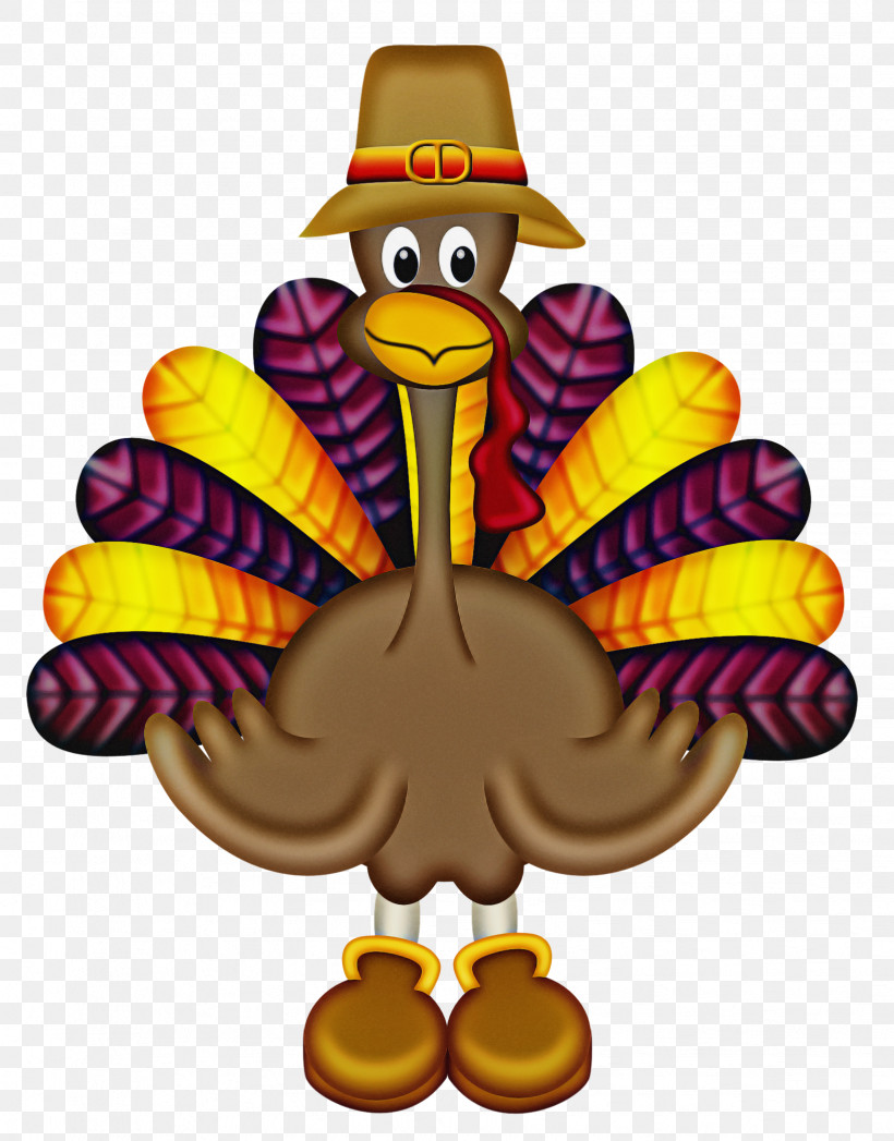 Thanksgiving, PNG, 1632x2084px, Cartoon, Bird, Thanksgiving, Turkey Download Free