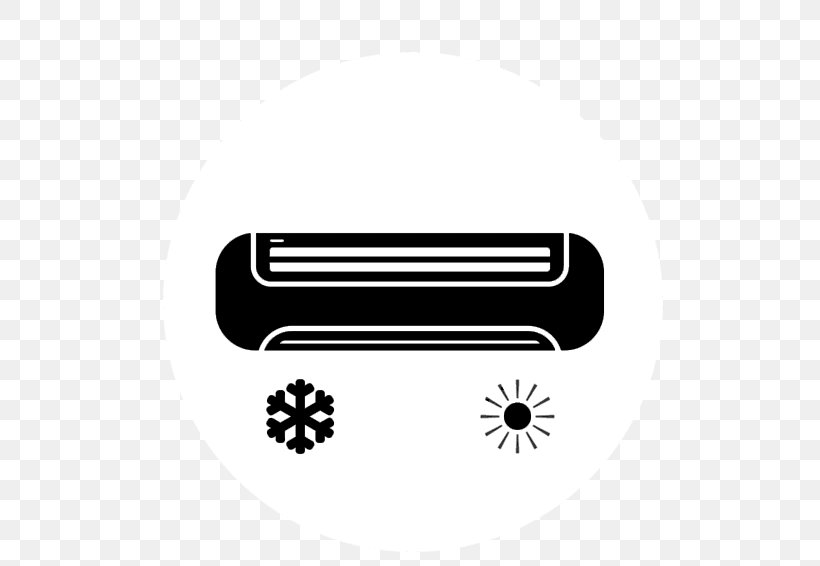 Vector Graphics Air Conditioning Clip Art Air Conditioner, PNG, 558x566px, Air Conditioning, Air Conditioner, Black, Brand, Flat Design Download Free
