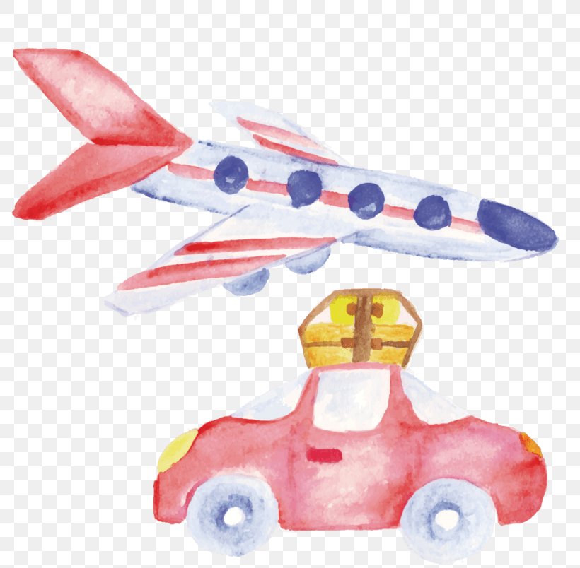 Airplane Vacation Image Flight Aircraft, PNG, 804x804px, Airplane, Aircraft, Baby Toys, Balloon, Drawing Download Free