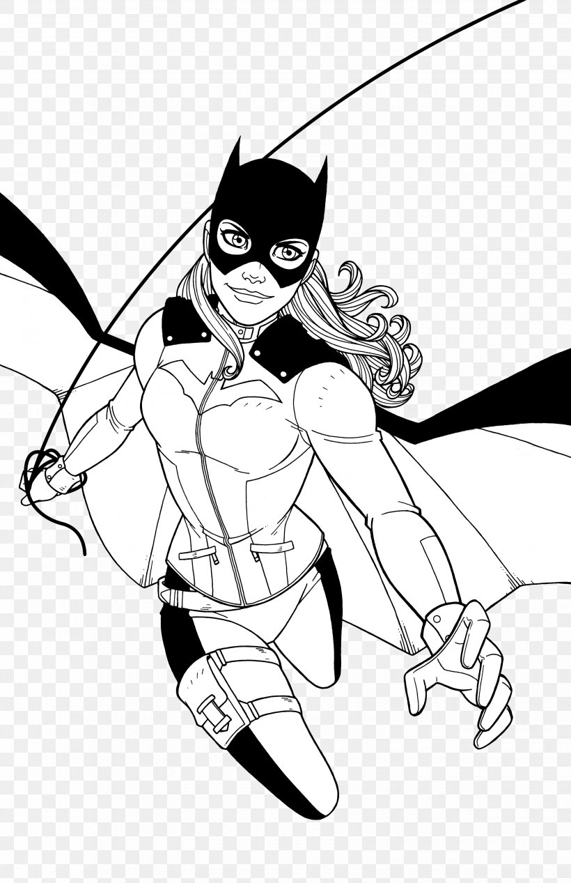 Batgirl Barbara Gordon Line Art Cassandra Cain Drawing, PNG, 3300x5100px, Batgirl, Art, Artwork, Barbara Gordon, Batwoman Download Free
