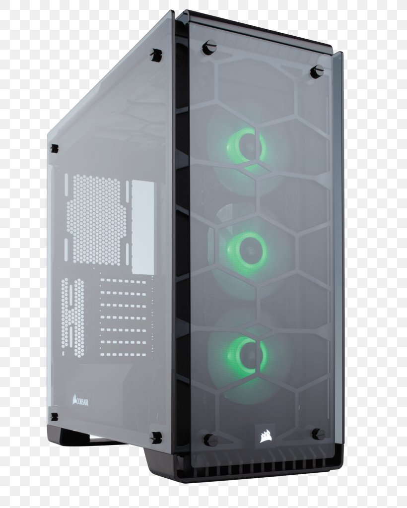 Computer Cases & Housings Power Supply Unit MicroATX Corsair Crystal Midi-Tower Computer Case, PNG, 737x1024px, Computer Cases Housings, Atx, Computer Case, Computer Component, Corsair Components Download Free
