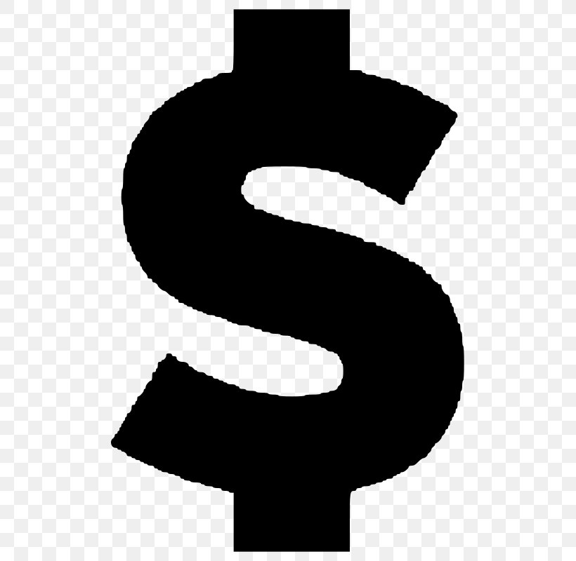 Currency Symbol Dollar Sign Money Bag Clip Art, PNG, 800x800px, Currency Symbol, Bank, Black And White, Cent, Coin Download Free