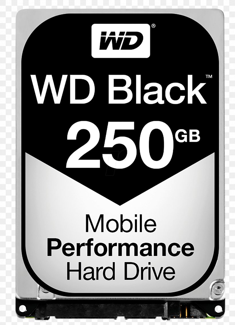 Laptop Serial ATA WD Black SATA HDD Hard Drives Western Digital, PNG, 2141x2953px, Laptop, Black And White, Brand, Computer, Data Storage Download Free