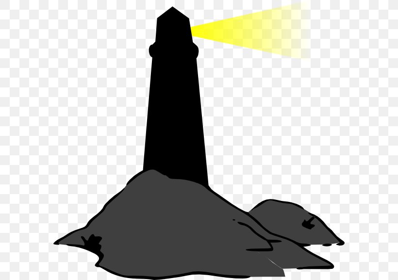Lighthouse Phare De Nice Silhouette Clip Art, PNG, 600x577px, Lighthouse, Art, Beak, Bird, Black And White Download Free