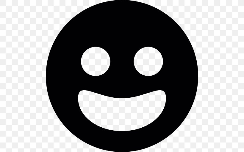 Smiley Emoticon Clip Art, PNG, 512x512px, Smiley, Black And White, Emoji, Emoticon, Face Download Free