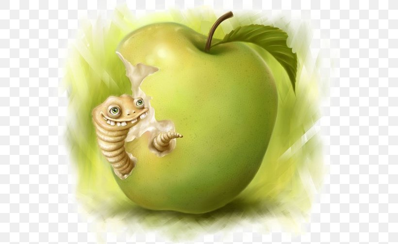 Worm Apple, PNG, 600x504px, Worm, Apple, Art, Diet Food, Food Download Free