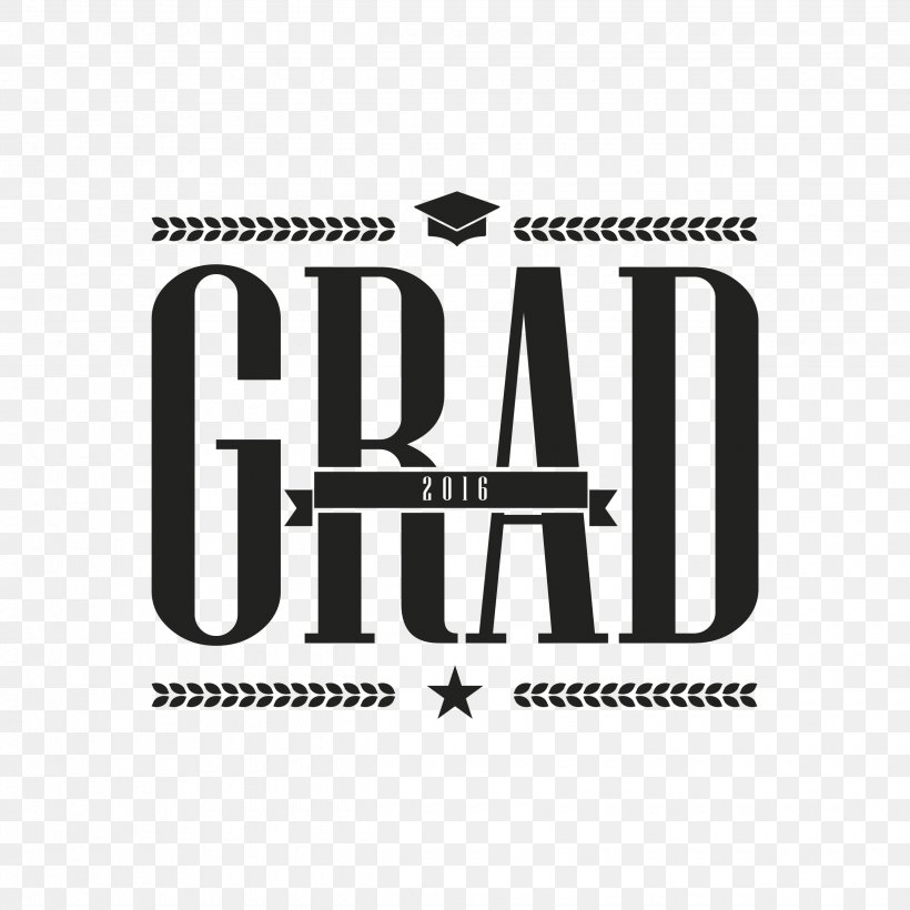 Vector Graphics Graduation Ceremony Logo Clip Art, PNG, 2480x2480px, Graduation Ceremony, Black And White, Brand, Ceremony, Label Download Free