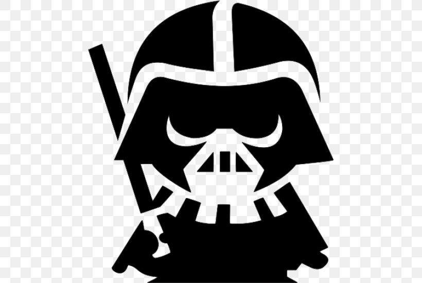 Anakin Skywalker Stormtrooper Yoda Star Wars Clip Art, PNG, 550x550px, Anakin Skywalker, Black And White, Bone, Cartoon, Character Download Free