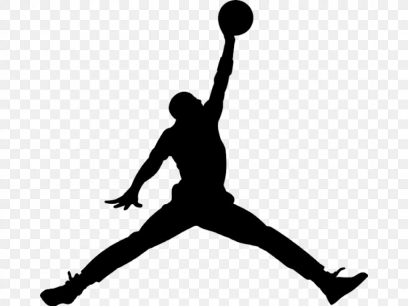 Jumpman Air Jordan Silhouette Nike Brand, PNG, 1024x768px, Jumpman, Air Jordan, Arm, Athlete, Balance Download Free