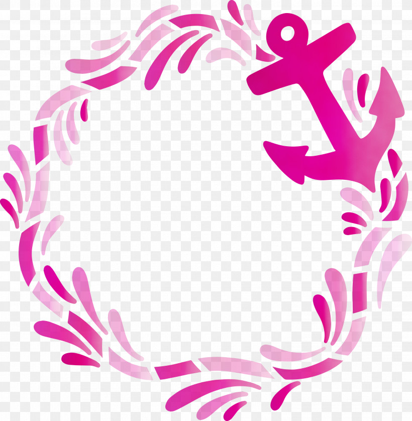 Petal Pink M Pattern Line Meter, PNG, 2933x3000px, Anchor Frame, Line, Meter, Paint, Petal Download Free