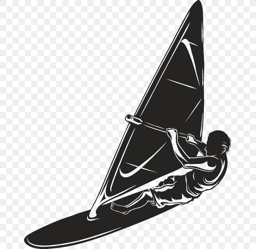 Windsurfing Silhouette, PNG, 800x800px, Windsurfing, Black And White, Royalty Payment, Royaltyfree, Shoe Download Free