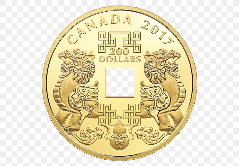 Canada Good Luck Charm Gold Coin Silver Coin, PNG, 570x570px, Canada, Brass, Carat, Coin, Commemorative Coin Download Free
