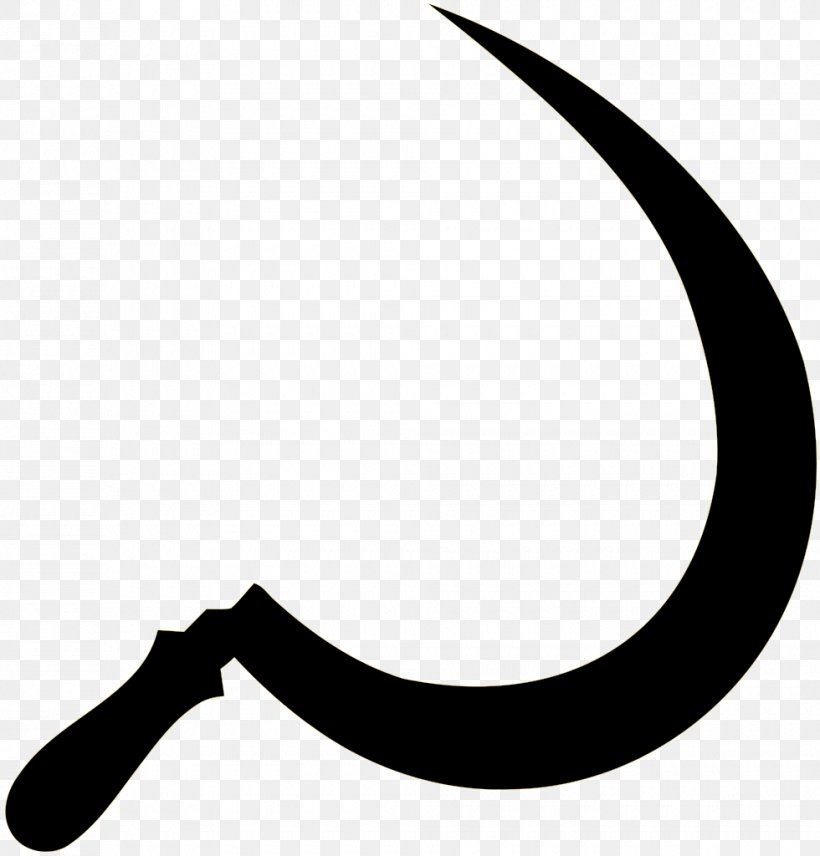 Hammer And Sickle Wikipedia Enciclopedia Libre Universal En Español Clip Art, PNG, 980x1024px, Sickle, Black And White, Crescent, Cutting, Document Download Free