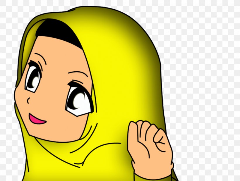 Muslim Cartoon Female Clip Art, PNG, 900x680px, Watercolor, Cartoon, Flower, Frame, Heart Download Free