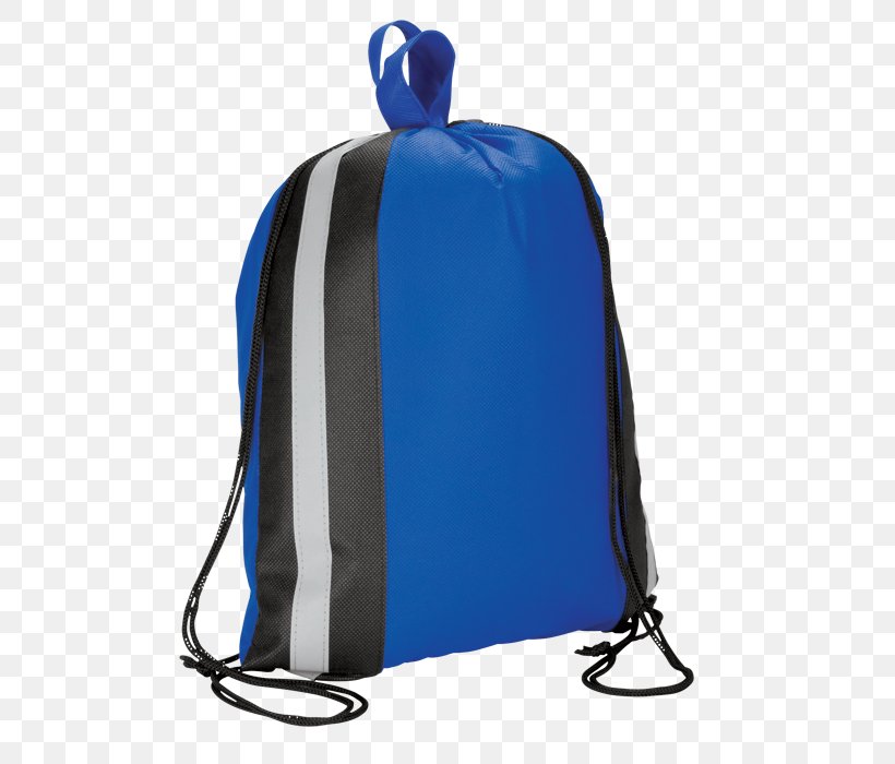 Bag Drawstring Backpack Shoe Woven Fabric, PNG, 700x700px, Bag, Backpack, Cobalt Blue, Drawstring, Electric Blue Download Free