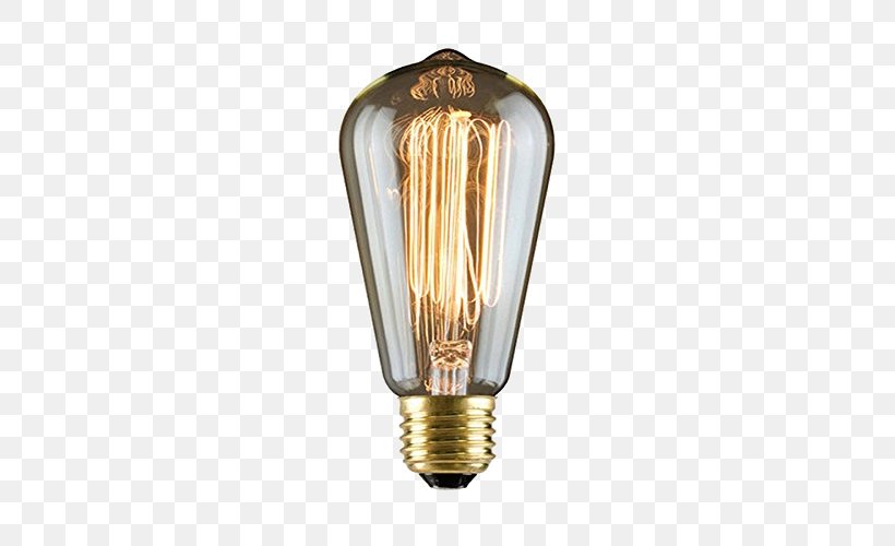 Incandescent Light Bulb Electrical Filament Edison Light Bulb Lamp, PNG, 500x500px, Light, Edison Light Bulb, Edison Screw, Electrical Filament, Glass Download Free