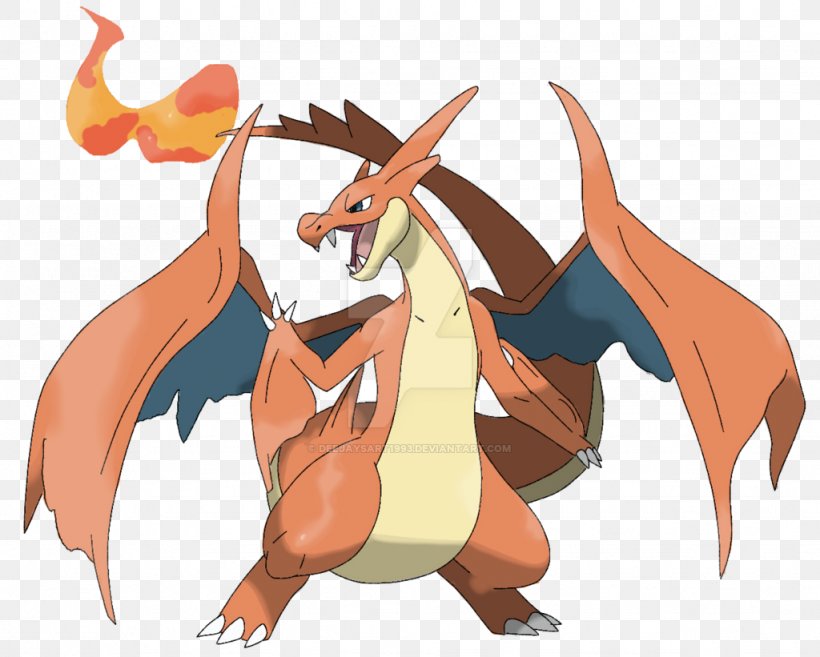 Learn How to Draw Mega Charizard Y from Pokemon Pokemon Step by Step   Drawing Tutorials