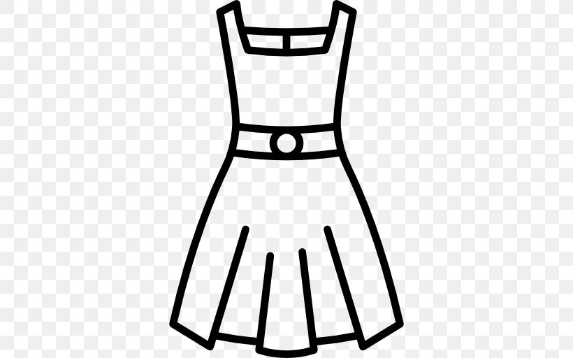 Dress Clothing T-shirt Tailor, PNG, 512x512px, Dress, Area, Black, Black And White, Children S Clothing Download Free