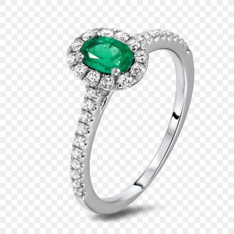 Emerald Engagement Ring Jewellery Diamond, PNG, 1024x1024px, Emerald, Body Jewellery, Body Jewelry, Brilliant, Brown Diamonds Download Free