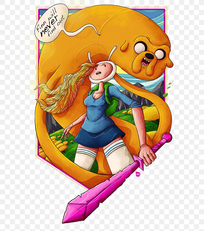 Illustrator Fionna And Cake Art, PNG, 600x927px, Watercolor, Cartoon, Flower, Frame, Heart Download Free