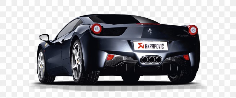 Ferrari 458 Exhaust System Sports Car, PNG, 1116x466px, Ferrari 458, Automotive Design, Automotive Exterior, Automotive Wheel System, Brand Download Free