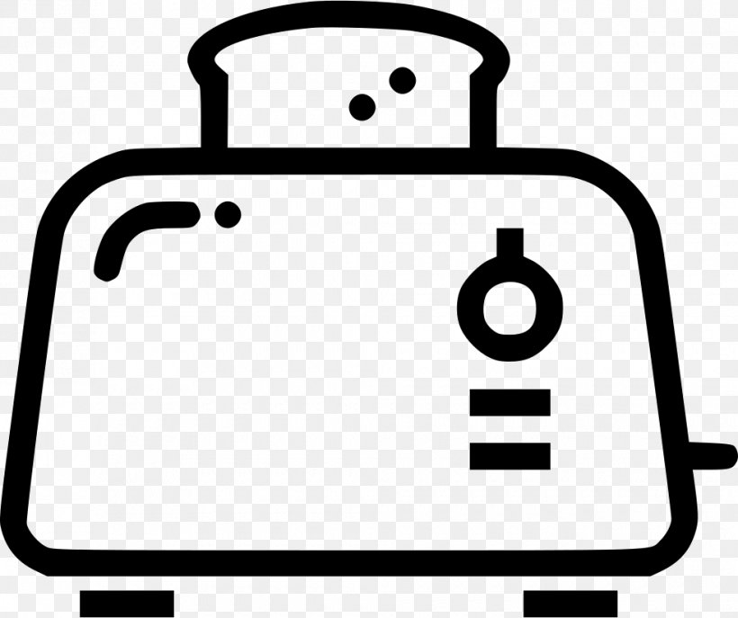 Toaster Clip Art Clothes Iron Breakfast, PNG, 980x822px, Toaster, Area, Black And White, Breakfast, Clothes Iron Download Free