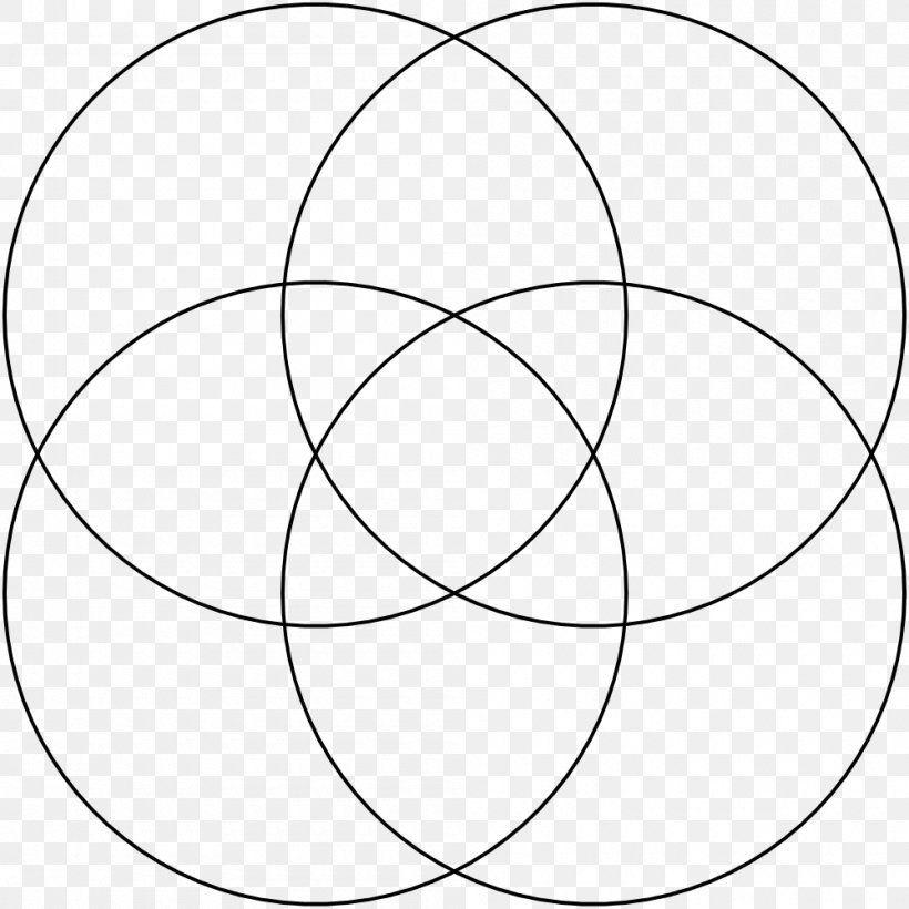 Circle Geometry Angle Point Symmetry, PNG, 1000x1000px, Geometry, Area, Ball, Black And White, Drawing Download Free