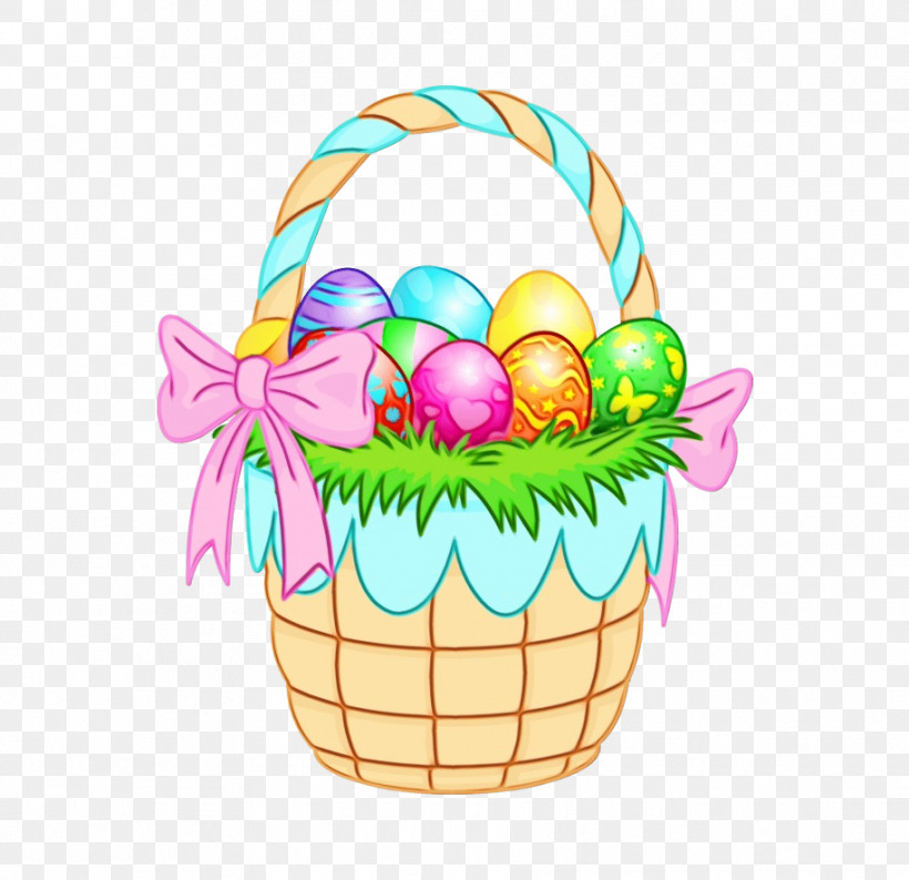 Easter Egg, PNG, 915x886px, Watercolor, Baking Cup, Basket, Easter, Easter Bunny Download Free