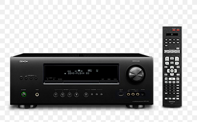 AV Receiver Home Theater Systems Denon Audio Radio Receiver, PNG, 1024x635px, 71 Surround Sound, Av Receiver, Airplay, Amplifier, Audio Download Free