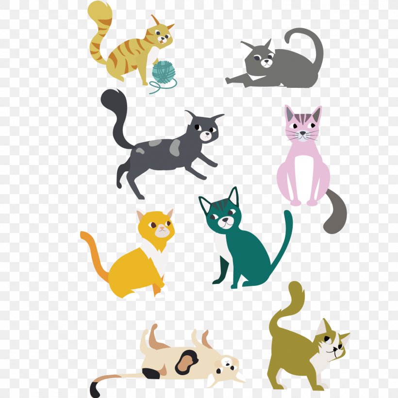 Kitten Cat Clip Art, PNG, 1500x1500px, Kitten, Animal Figure, Black Cat, Carnivoran, Cartoon Download Free