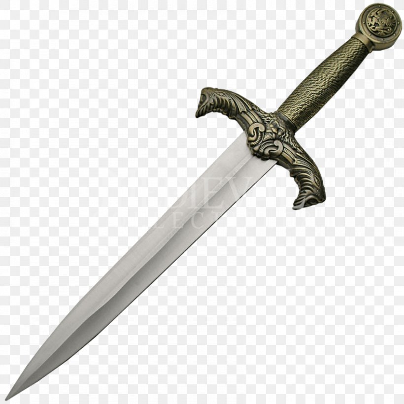 Knife Middle Ages King Arthur Dagger Claymore, PNG, 850x850px, Knife, Blade, Bowie Knife, Claymore, Cold Weapon Download Free