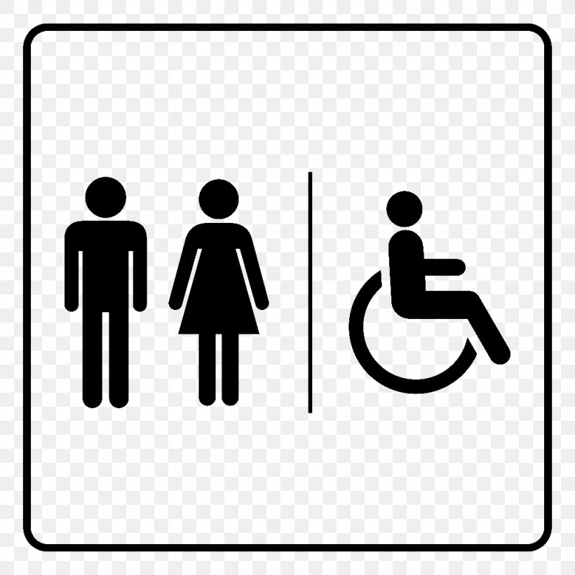 Simple Toilet Sign, PNG, 1024x1024px, Bathroom, Area, Black And White, Brand, Clip Art Download Free