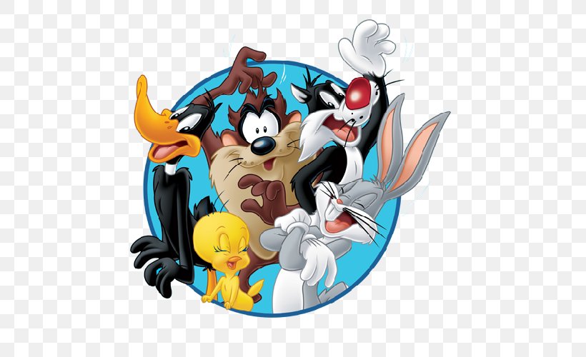Tasmanian Devil Tweety Sylvester Bugs Bunny Daffy Duck, PNG, 500x500px, Tasmanian Devil, Art, Baby Looney Tunes, Bugs Bunny, Cartoon Download Free