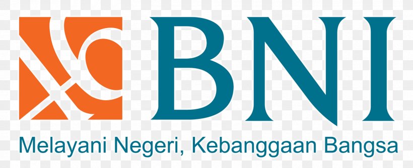 Bank Negara Indonesia Logo Bank BNI Syariah PT Symbol Design, PNG, 1600x654px, Bank Negara Indonesia, Area, Banner, Blue, Brand Download Free