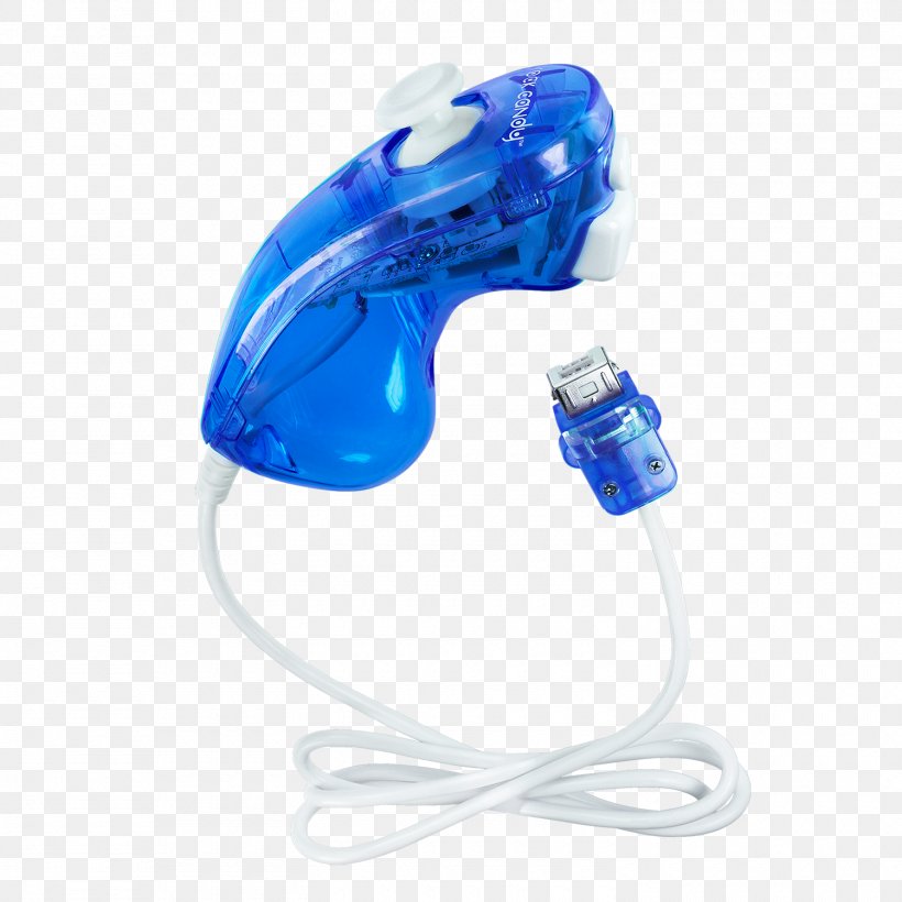 Wii U Wii Remote PDP Rock Candy Nunchuk Game Controllers Video Games, PNG, 1500x1500px, Wii U, Blue, Electric Blue, Electronic Device, Gadget Download Free