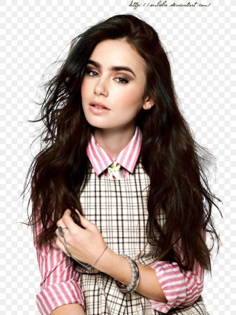 Lily Collins The Mortal Instruments: City Of Bones Clary Fray Desktop Wallpaper Actor, PNG, 730x1095px, Watercolor, Cartoon, Flower, Frame, Heart Download Free