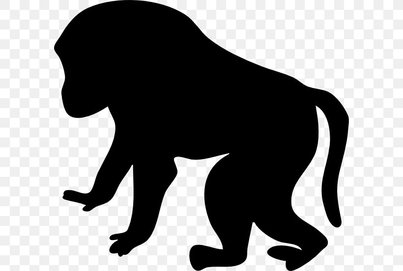 Mandrill Primate Clip Art, PNG, 600x552px, Mandrill, Baboons, Big Cats, Black, Black And White Download Free