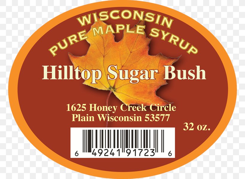 Sugar Bush, Wisconsin Plain Label Maple Syrup, PNG, 766x600px, Plain, Brand, Label, Maple, Maple Syrup Download Free