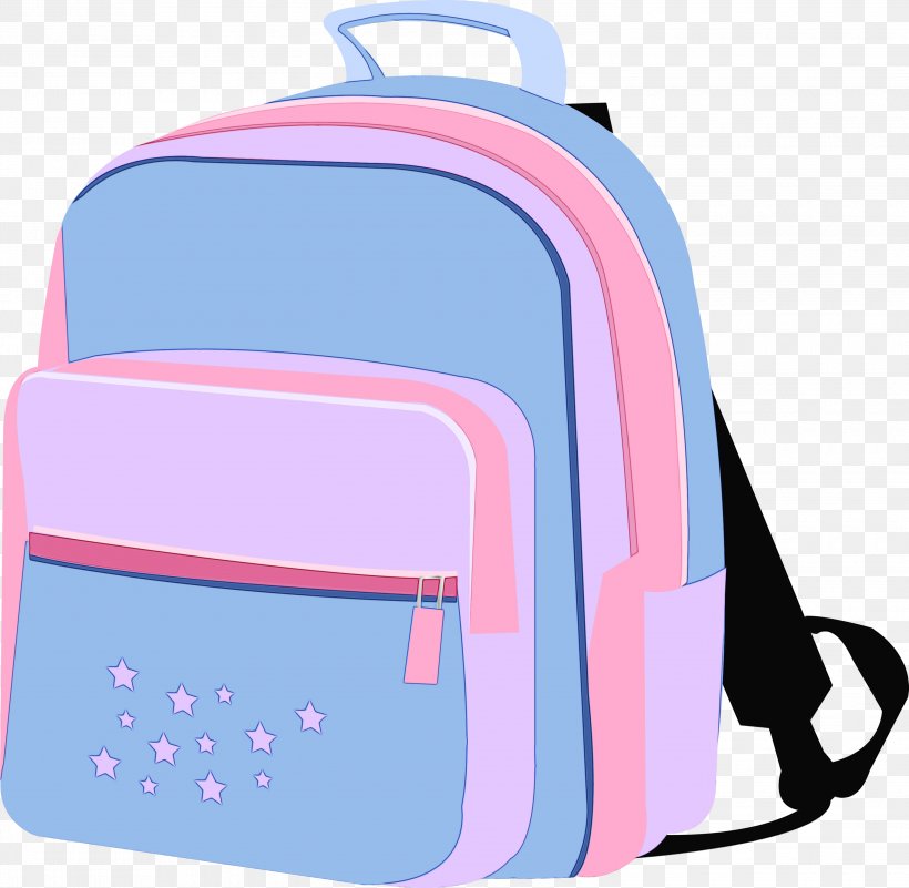Bag Backpack Pink Turquoise Luggage And Bags, PNG, 3000x2934px, Watercolor, Backpack, Bag, Baggage, Hand Luggage Download Free