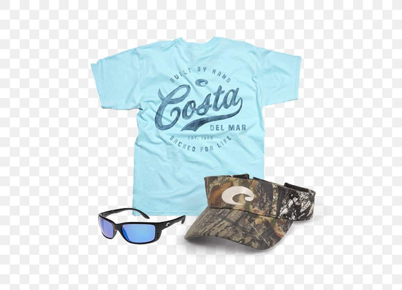 Glasses T-shirt Costa Del Mar Clothing Accessories, PNG, 600x592px, Glasses, Aqua, Baseball Cap, Blue, Brand Download Free