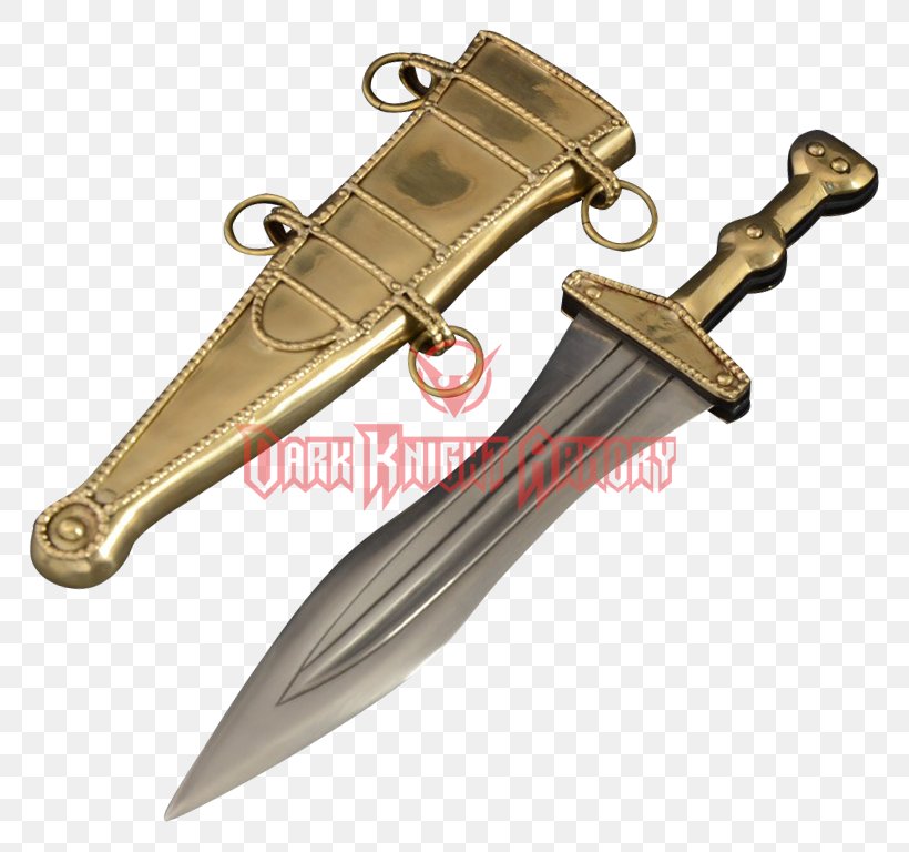 Military Of Ancient Rome Pugio Gladius Pilum, PNG, 768x768px, Ancient Rome, Bowie Knife, Cold Weapon, Dagger, Gladiator Download Free