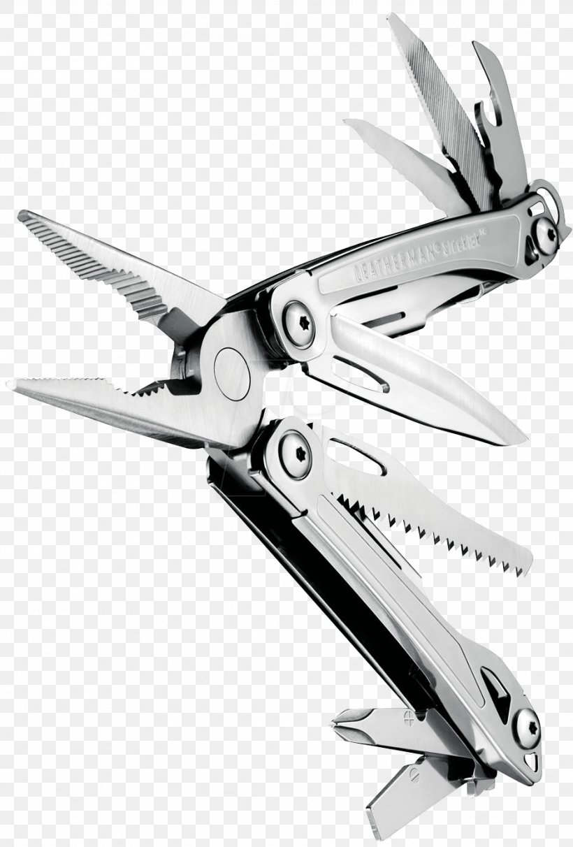 Multi-function Tools & Knives Leatherman Portland Wingman, PNG, 935x1382px, Multifunction Tools Knives, Black And White, Blade, Case, Cold Weapon Download Free