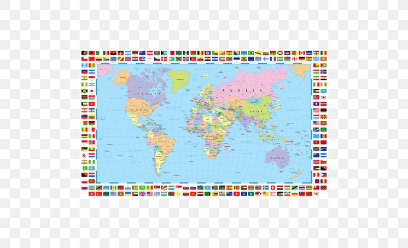 World Political Map Globe World Map The World Political, PNG, 500x500px, World, Area, Border, Flag, Flags Of The World Download Free