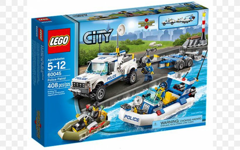 Amazon.com LEGO 60045 City Police Patrol Toy, PNG, 940x587px, Amazoncom, Bricklink, Lego, Lego City, Lego Minifigure Download Free