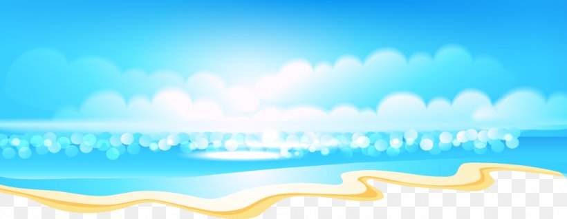 Cartoon Beach, PNG, 1071x416px, Cartoon, Atmosphere, Atmosphere Of Earth, Azure, Beach Download Free