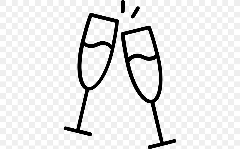 Champagne Glass Sparkling Wine, PNG, 512x512px, Champagne, Black And White, Champagne Glass, Champagne Stemware, Drink Download Free