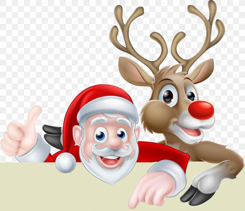 Santa Claus's Reindeer Rudolph Illustration, PNG, 1500x1292px, Santa Claus, Art, Christmas, Christmas Ornament, Clip Art Download Free