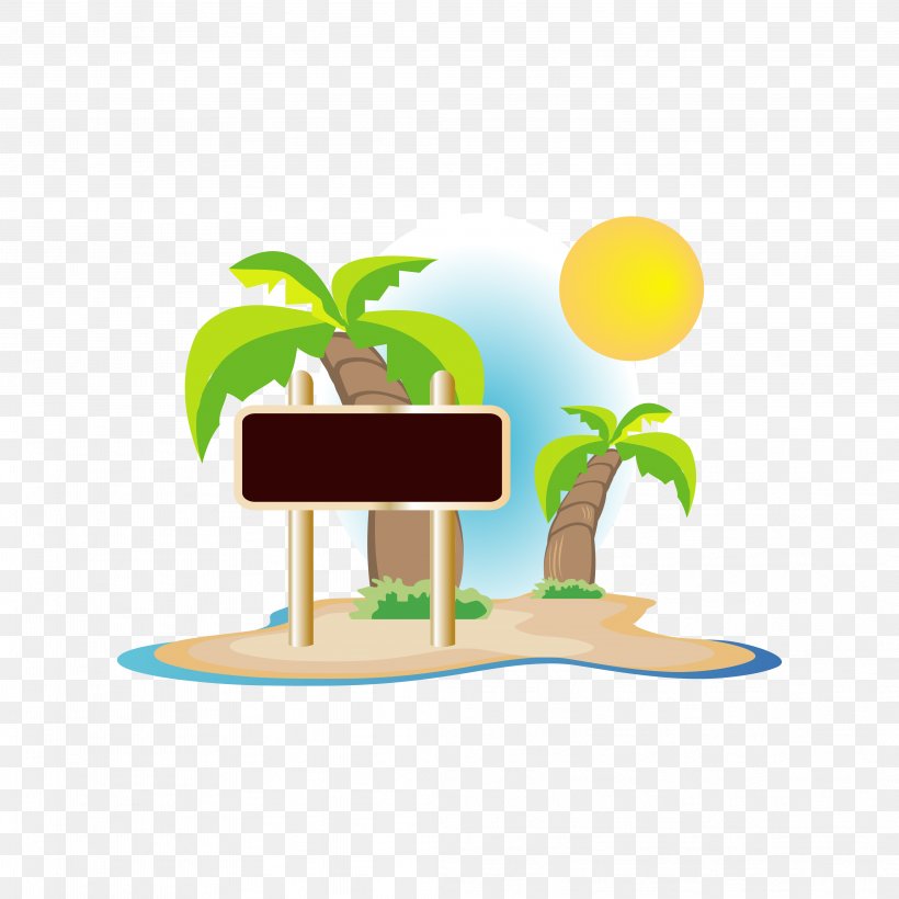 Summer Palm Tree, PNG, 4167x4167px, Drawing, Beach, Flowerpot, Grass, Houseplant Download Free