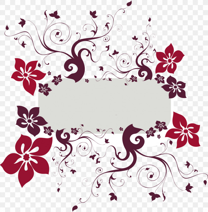 Flower Rectangle Frame Floral Rectangle Frame, PNG, 1753x1792px, Flower Rectangle Frame, Floral Design, Floral Rectangle Frame, Flower, Ornament Download Free